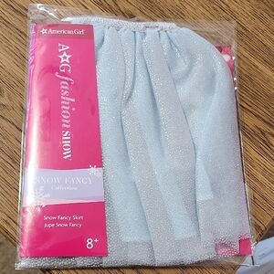 American Girl Silver Sparkle Skirt Snow Fancy Collection Fashion Show 18" dolls